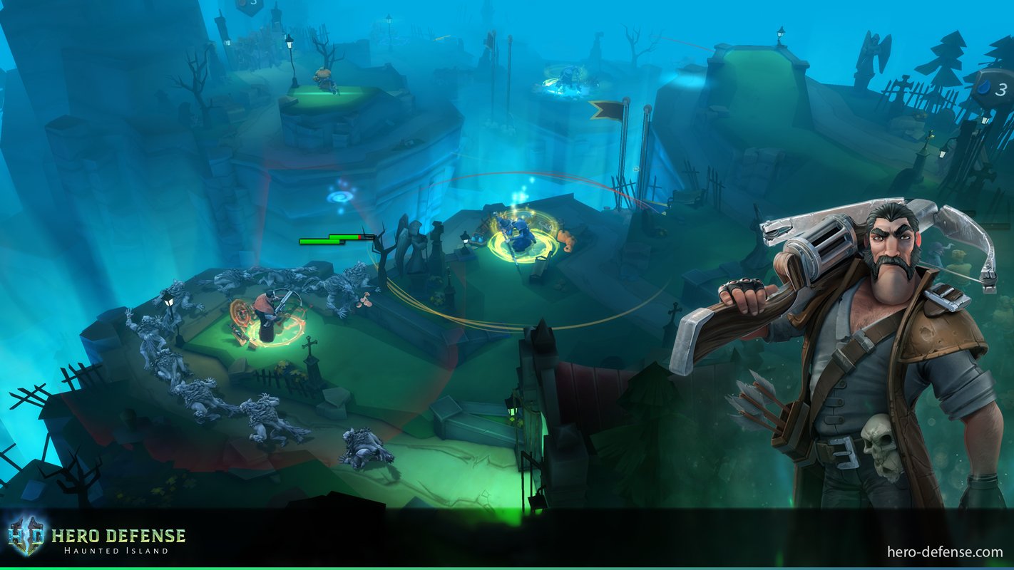 Hero Defense - Haunted Island